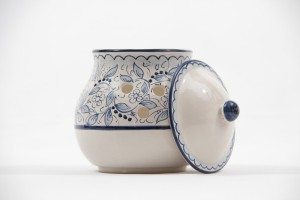 Barattolo portacipolla in ceramica teate, Ceramiche Liberati