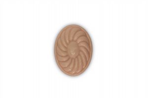 17PRSO24_Pomello in porcellana azzurrata modello Iris ovale_Ceramiche Liberati 17PRSO24 Pomello in porcellana azzurrata modello Iris ovale Ceramiche Liberati