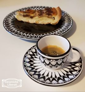 Servizio di piatti dipinto a mano Ceramiche Liberati
