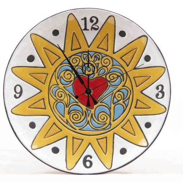 Orologio da muro in ceramica Presentosa D30