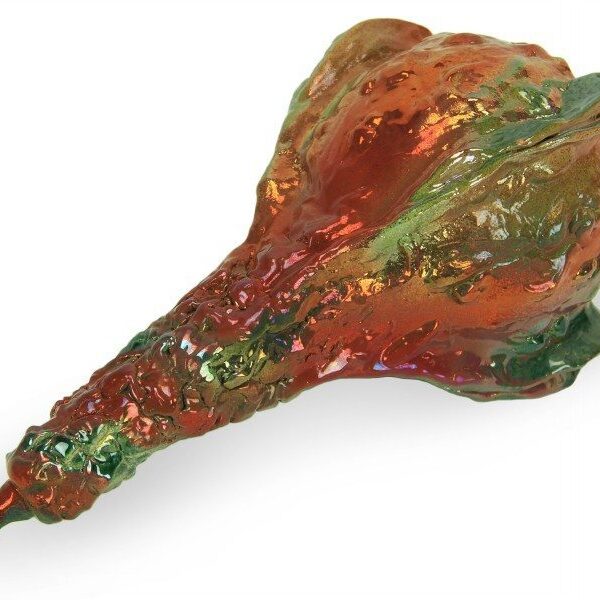 Scultura Zucca ornamentale in ceramica di design