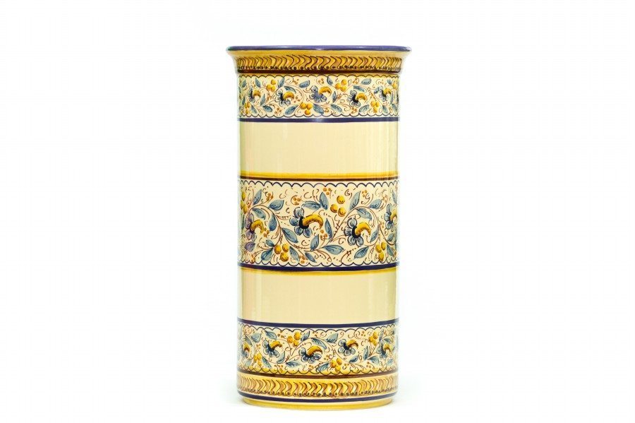 Portaombrelli in ceramica artigianale decoro Oriente