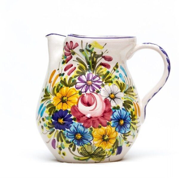 Brocca o caraffa in ceramica artigianale Fioraccio