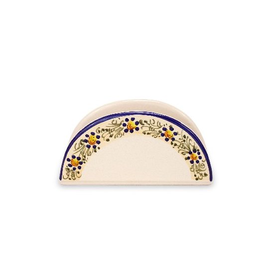 Portatovaglioli mezzaluna in ceramica Rustico