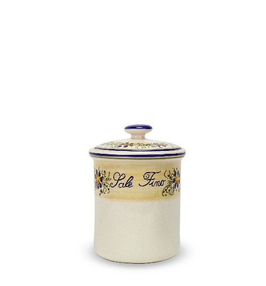 Barattolo in ceramica per sale fino Rustico