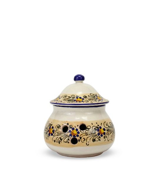 Barattolo porta aglio in ceramica Rustico