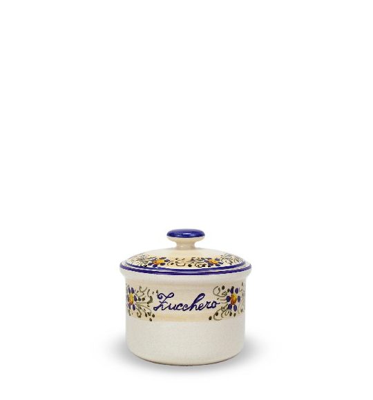 Barattolo in ceramica per zucchero Rustico