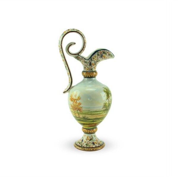 Anfora in ceramica Paesaggio tradizionale, 25 cm