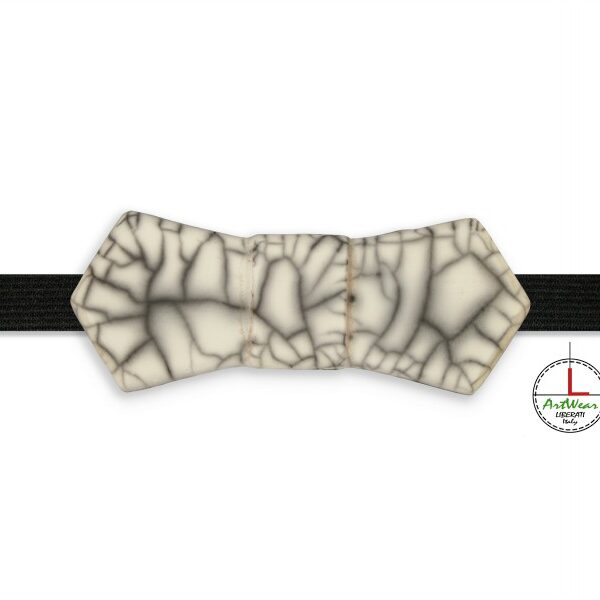 Papillon in ceramica unisex modello Evo tecnica Raku