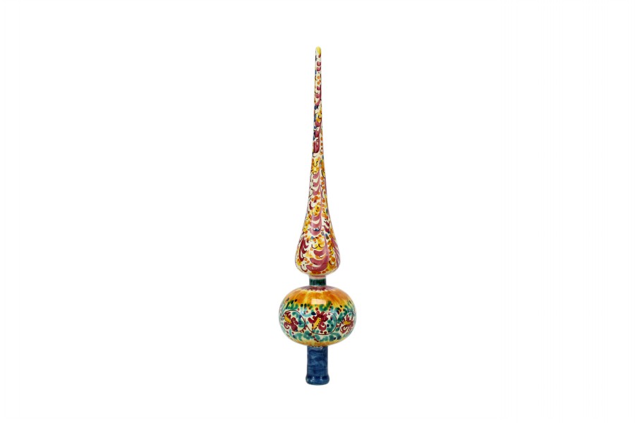 59NAT_Puntale-in-ceramica-per-albero-di-Natale-fascia-a-colori-dipinto-a-mano_Ceramiche-Liberati.jpg 59NAT Puntale in ceramica per albero di Natale fascia a colori dipinto a mano Ceramiche Liberati