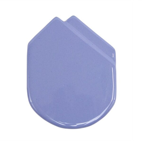 Fazzolettino in ceramica da taschino modello Montecarlo, colore Lilla