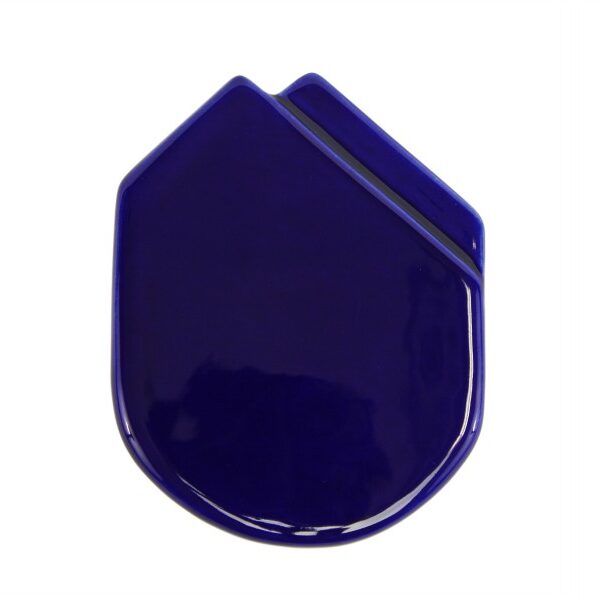 Fazzolettino in ceramica da taschino modello Montecarlo, colore Blu notte