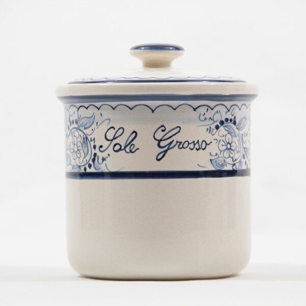 Barattolo in ceramica per sale grosso teate