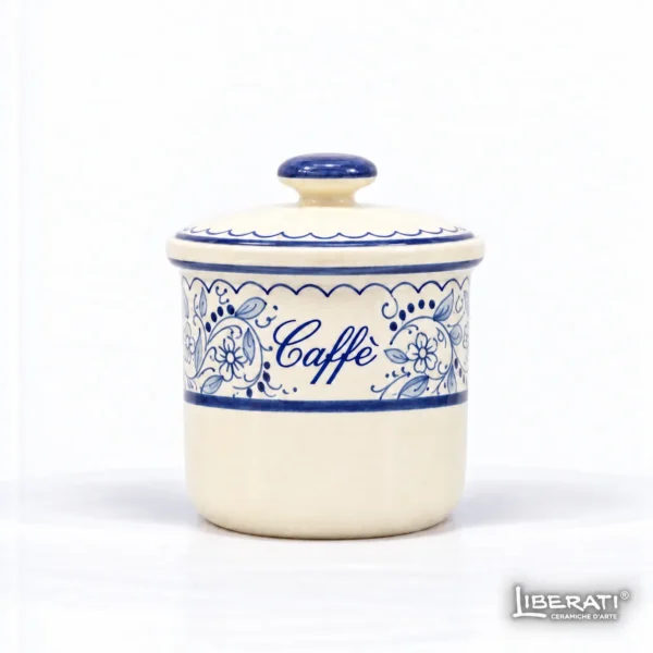 Barattolo in ceramica per caffè teate