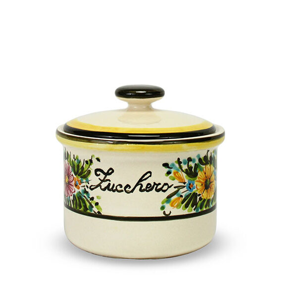 Barattolo in ceramica per zucchero Margherite