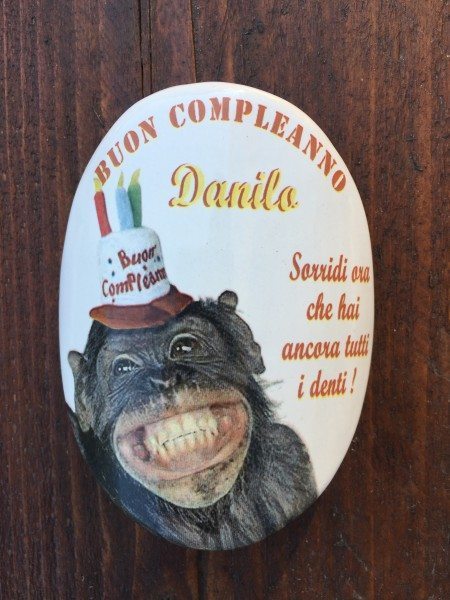 Etichetta in ceramica con foto