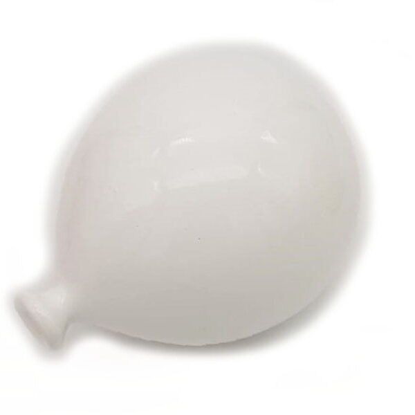 Palloncino in ceramica artigianale bianco