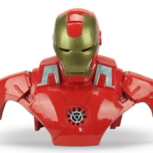 Scultura in ceramica Iron Man, realizzato a mano