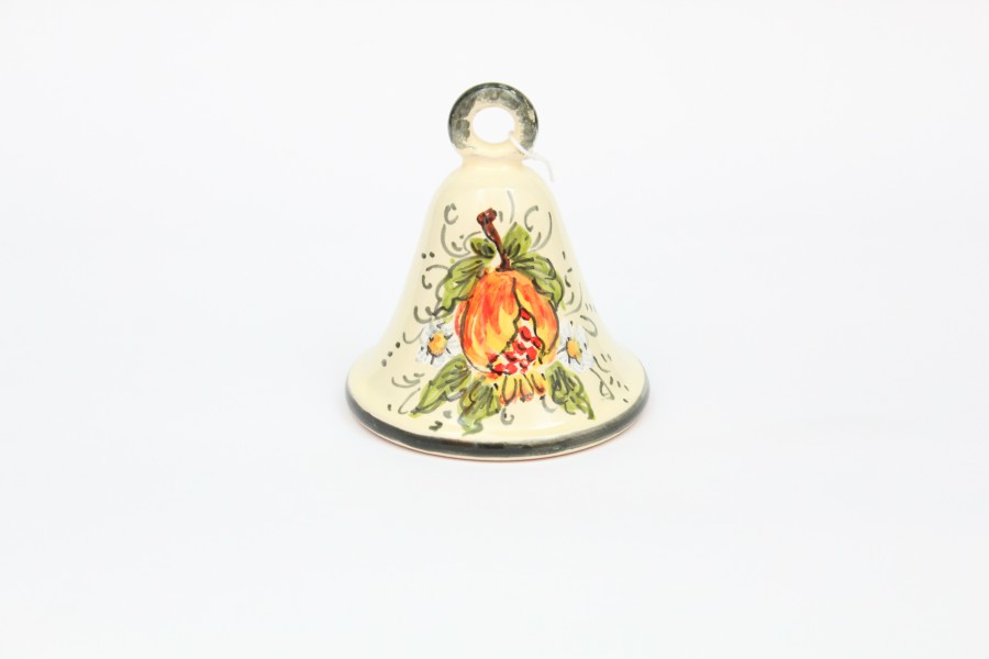 104CAM-M_Campanella-in-ceramica-decoro-melograno-e-fiori_Ceramiche-Liberati.jpg 104CAM M Campanella in ceramica decoro melograno e fiori Ceramiche Liberati