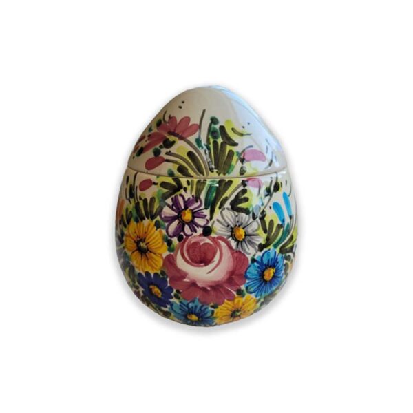 Uovo di Pasqua in ceramica artistica