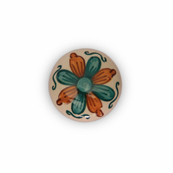 Pomello in maiolica modello Creta verde
