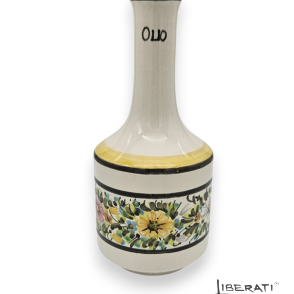 Oliera in ceramica Margherite modello Milano