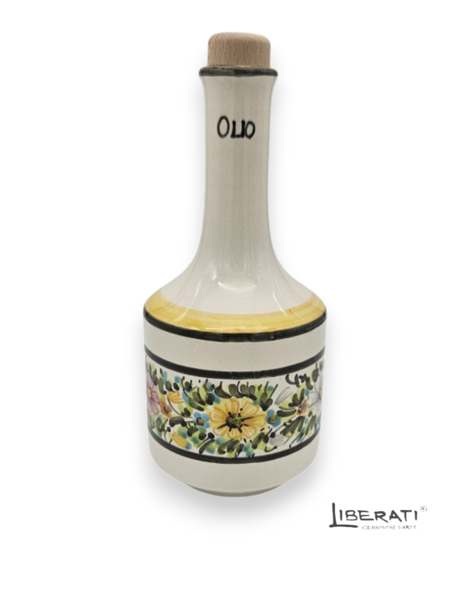 Oliera in ceramica Margherite modello Milano