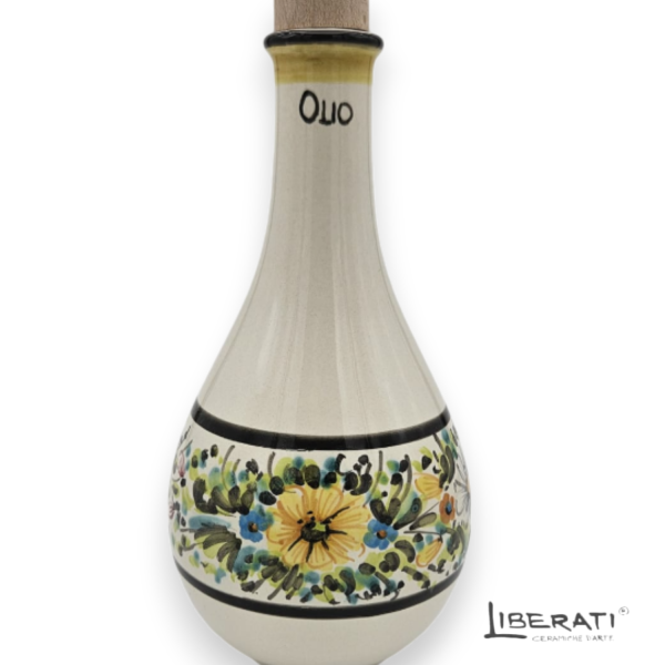 Oliera in ceramica Margherite modello L'Aquila