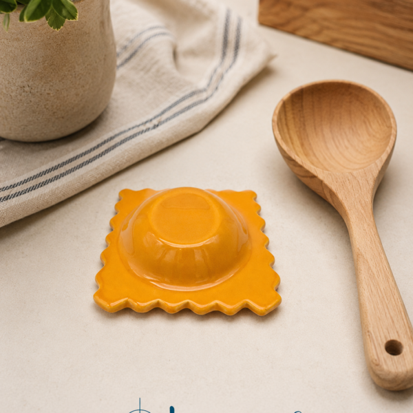 Raviolo Poggiamestolo in ceramica