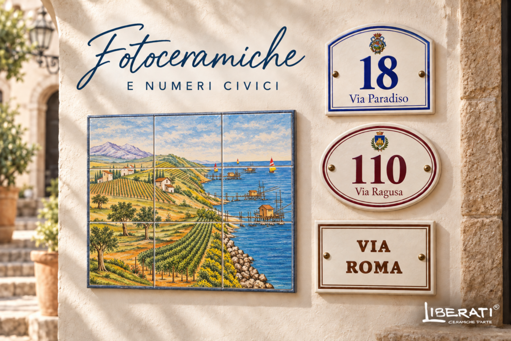 fotoceramiche e numeri civici