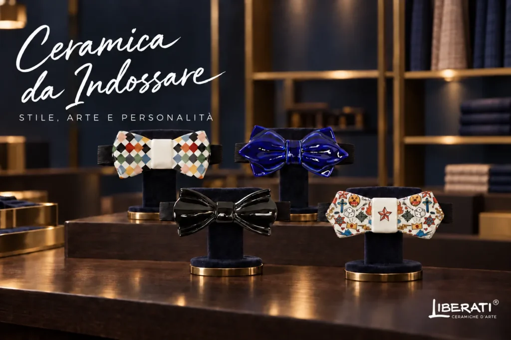 papillon in ceramica